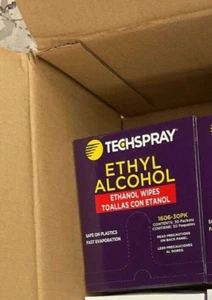 Techspray Ethyl Alcohol Cleaning Wipes 1606-30PK - Picture 1 of 1