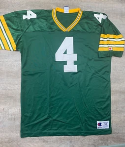 Vintage 90er Champion Green Bay Packers Brett Favre Trikot Gr. 52 (XXL) Lambeau Field - Bild 1 von 9