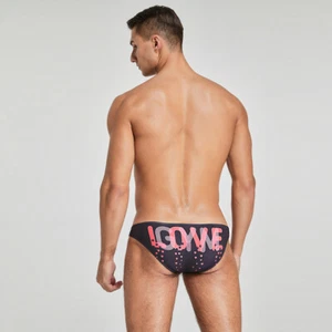 New Seobean Men's Sexy Little Underwear Smooth Polyester Printed Low-rise Briefs - Picture 1 of 11