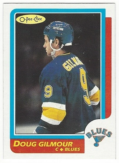 1986-87 OPC HOCKEY #93 DOUG GILMOUR - NEAR MINT - Image 1 of 1