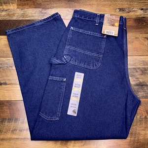 Carhartt Work Dungaree Jeans Mens 40x30 Loose Original Fit New - Picture 1 of 15