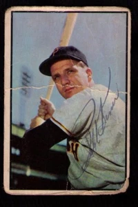 1953 Bowman #80 Ralph Kiner HANDSIGNIERT SIGNED Pittsburgh Pirates Hall of Fame - Bild 1 von 2