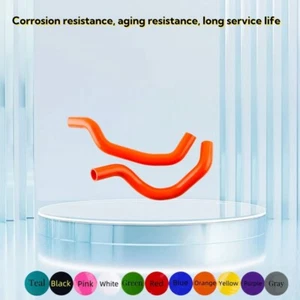 Silicone Radiator Hose For 2002-08 Honda Accord EURO-R Acura TSX CL7 K20A Orange - Imagen 1 de 10