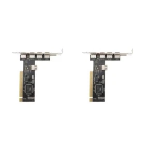 2 Stück PCI-E Extender 5-Port USB 2.0 PCI-E Verlängerungsadapter Computerzubehör - Bild 1 von 12