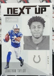 2020 Playbook Football Jonathan Taylor Next Up Rookie Card RC #NU-17 Colts - Bild 1 von 2