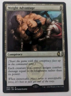 Weight Advantage, Conspiracy: Take the Crown, Magic The Gathering, MTG - Image 1 of 2