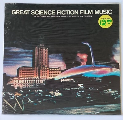 GREAT SCIENCE FICTION FILM MUSIC~Blob/Godzilla *SEALED* Orig 1978 Soundtrack LP - Image 1 of 4