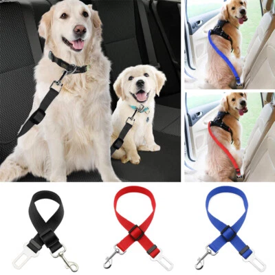 Seatbelt Pet Dog Cat Car Seat Belt Clip Safety Harness Restrain Travel Protector - Image 1 of 4