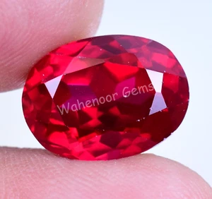 12.90 Ct Natural Blood Red Mozambique Ruby Stunning CERTIFIED Loose Gemstone - Picture 1 of 7