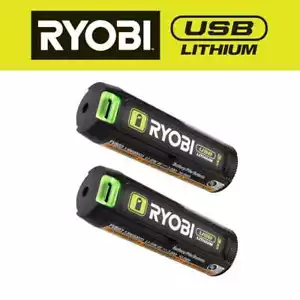 USB Lithium 3.0 Ah Lithium-ion Rechargeable Battery (2-Pack) - Picture 1 of 8