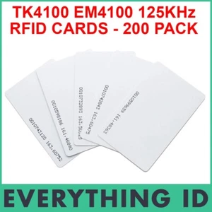 TK4100 EM4100 125KHz RFID PROXIMITY ACCESS KEY CARD ID READ LF TAG EM4102 - Picture 1 of 1