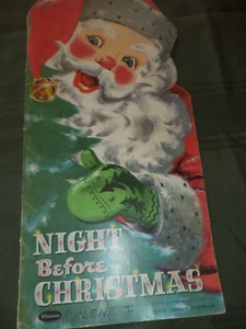 Vintage Children's Book Night Before Christman Whitman Florence Winship - Foto 1 di 4