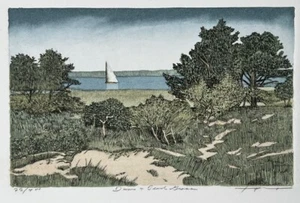 “Dunes Of Grass” Signed & Numbered Print By Frank Kaczmarek 22/400 Matted Rare - Bild 1 von 12