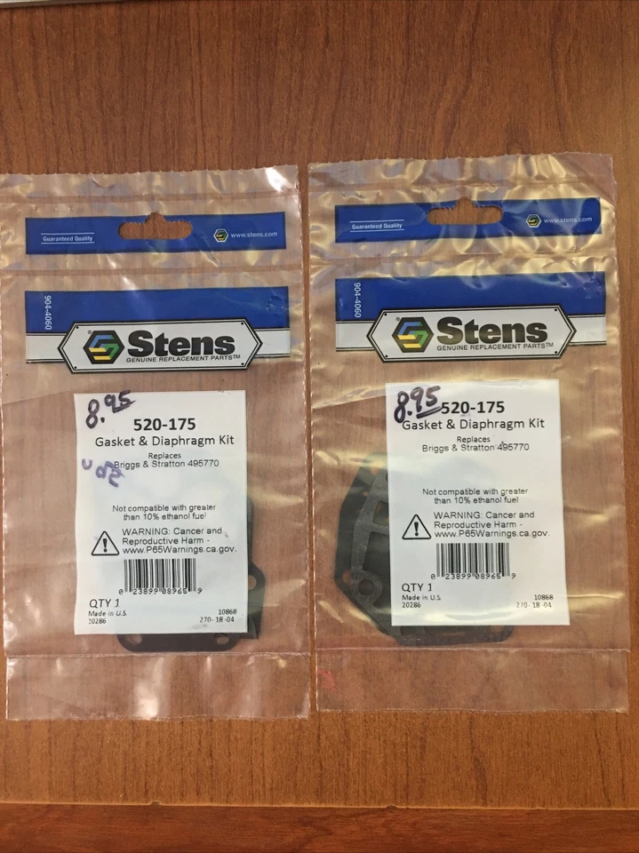 Stens 520-175 Diaphragm Kit Replaces Briggs & Stratton 795083