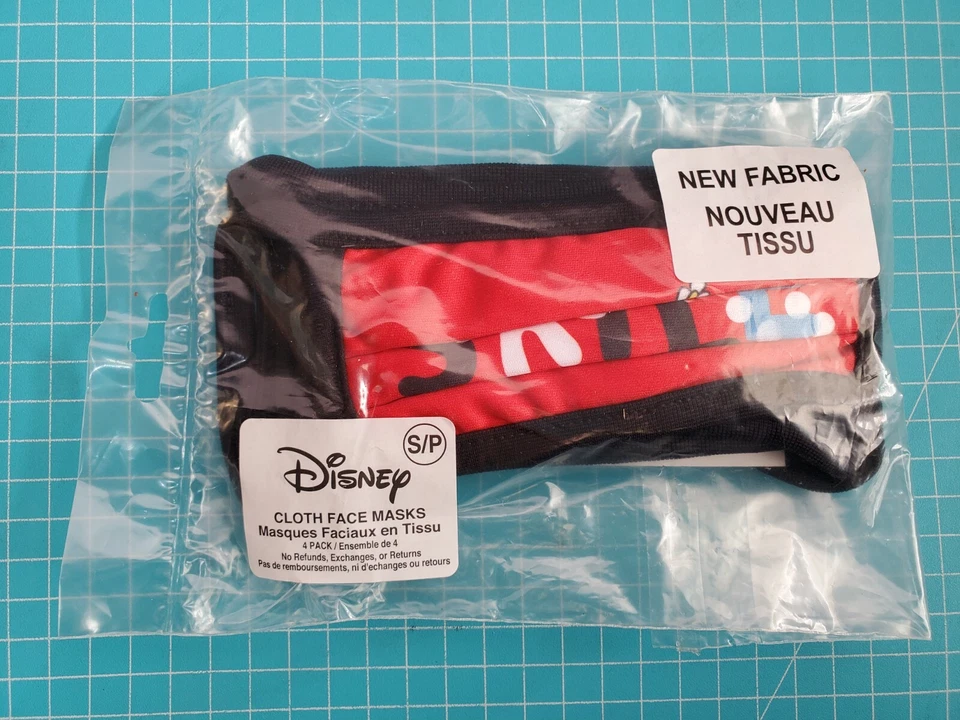 Disney Minnie Mouse Cloth Face Masks 4-Pack  - Bild 1 von 2