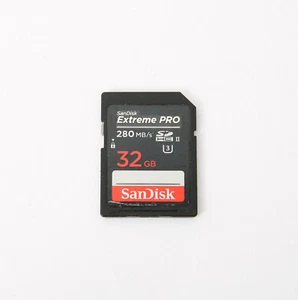 SanDisk Extreme Pro 32GB SDHC Class 10 U3 UHS-II 280MB/s SD Memory Card - Picture 1 of 1