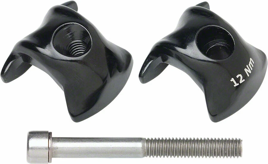 Ritchey WCS Morsetto reggisella in carbonio 1 bullone 7x9,6 mm guide, nero - Immagine 1 di 1