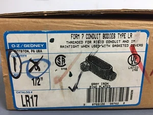 OZ GEDNEY LR17 1/2" FORMA 7 CORPO CONDOTTO TIPO LR LOTTO DI 5 - Foto 1 di 2