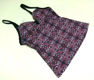 Damen Tanktop Größe 36/38 Badebekleidung Sommer Bademode Tankini Top blau rot - Bild 1 von 4