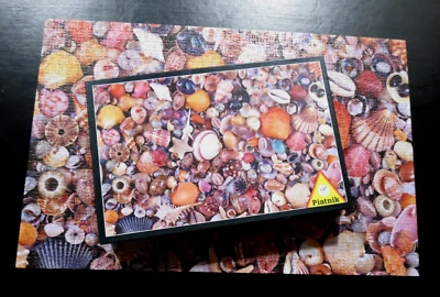 Piatnik Beach Ocean Seashells 1000 Piece Puzzle Very Challenging Complete - Image 1 of 4