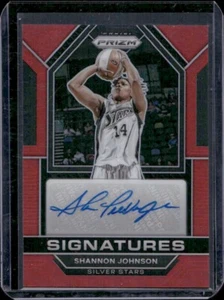 Shannon Johnson 2023 Panini WNBA Prizm Red Prizm Auto Autograph /99 - Picture 1 of 3