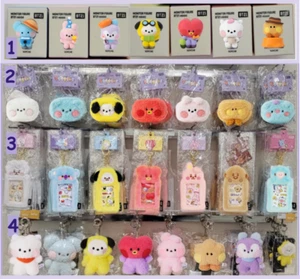 BTS BT21 minini Doll Plush Keyring Pouch Figure by Line Friends +Track - Picture 1 of 47