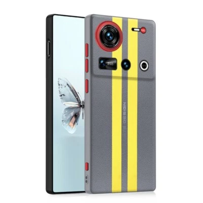 Capa telefone moda armadura híbrida couro macia para ZTE nubia Z70s Ultra - Imagem 1 de 4