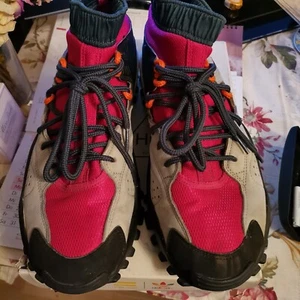 Adidas bunt Sport 42 8 8,5 MALE Echtes Leder minimal getragen tolle Farben toll - Bild 1 von 17