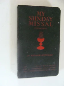 My Sunday Missal Libro de Oración Católica 1956 Padre Stedman 352 páginas cuero sintético - Imagen 1 de 3