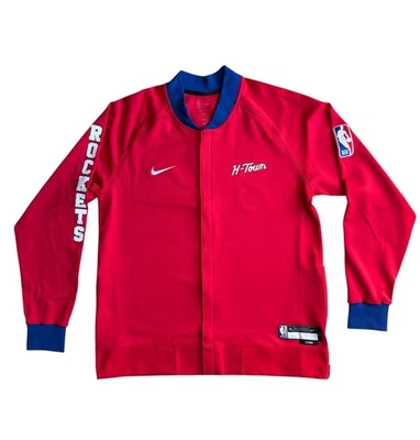 Подлинная мужская куртка на молнии Nike Houston Rockets XL-Tall City Edition Showtime - Изображение 1 из 4