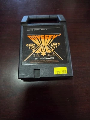 Magnavox Odyssey 2 Alpine Skiing Cartridge, Nice shape! - Image 1 of 2