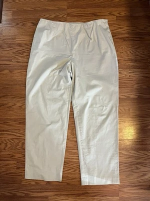 Pantalones beige para mujer Appleseeds talla 18W Foto 1 de 3