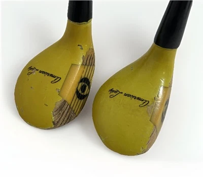 Par de maderas de golf vintage Walter Hagen 420 American Lady 3 y 5 diestro Foto 1 de 4
