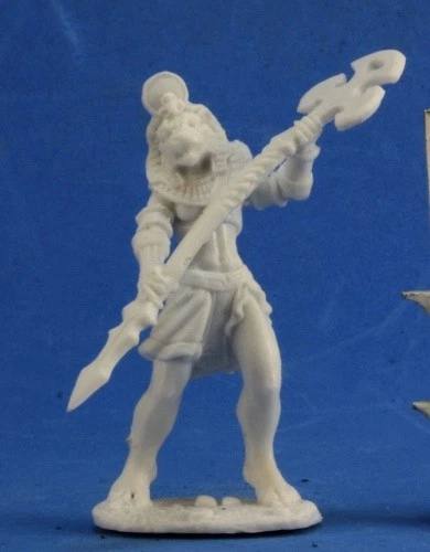 Reaper Miniatures Avatar Of Sekhmet #77340 Bones Unpainted Plastic Mini Figure - Image 1 of 1