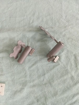 Hedo Op-Tisch Zubehör 2 Lagerungshilfen 12 x 7  cm Edelstahl - Bild 1 von 3