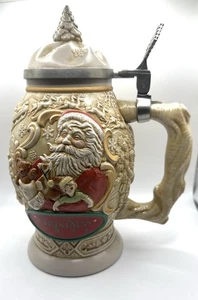 Piedra Papá Noel Avon 1994 con tapa y certificado - Hecha a mano en Brasil - Imagen 1 de 7