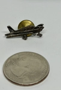 Vintage Anson Sterling Flugzeug Pinback Krawattennadel Tac Pin - Bild 1 von 5