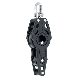 Bloque de violín de aire Harken 40 mm Carbo con giro y cubeta - Imagen 1 de 1
