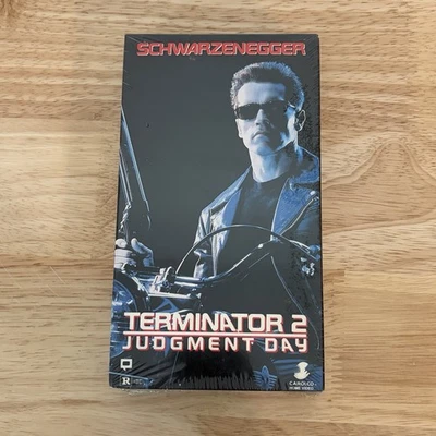 Terminator 2 Judgement Day VHS 1991 New Sealed Watermarked Carolco 1st Release - Image 1 of 4