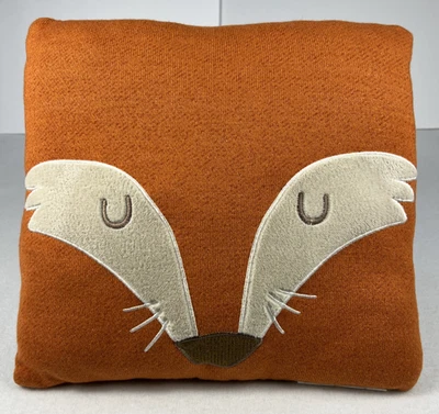 Almohada Pillowfort Fox 14" x 14" Target 2018 mezcla de acrílico/algodón/poliéster Foto 1 de 4