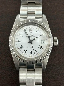 Orologio Donna Tudor Prince Oyster Data Principessa Quarzo Quadrante Bianco - Foto 1 di 9