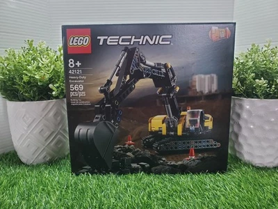 LEGO Technic #42121 Heavy-Duty Excavator 2 In 1 569 Pcs Retired Set ⚫🟡 New - Image 1 of 4