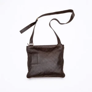 Gucci Schultertasche GG Monogram Guccissima Crossbody Braun Dunkel Kalbsleder - Bild 1 von 15