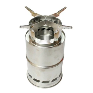 Holz Vergaser Ofen Kocher Camping Outdoor Survival Notkocher Wood Stove BBQ - Bild 1 von 7