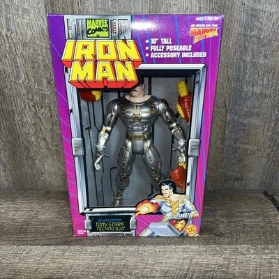 Traje Techno De Colección Iron Man 10" "TONY START" 1995 Toy Biz Nuevo de Lote Antiguo Foto 1 de 4