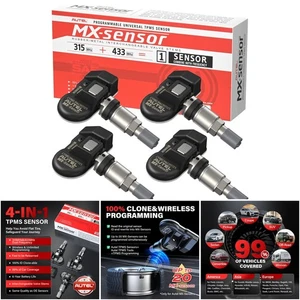 4 Stück MaxiTPMS Reifendrucksensor 315MHz + 433MHz Press-in OE kompatibel - Bild 1 von 9