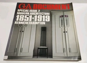 GA DOCUMENT Special No.2 Modern Architecture Art Japan Magazine Kenneth Frampton - Picture 1 of 9