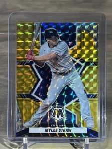 Mosaico Panini Myles 2022 mosaico de oro paja Prizm SSP #/10 Toronto Blue Jays #41 - Imagen 1 de 2