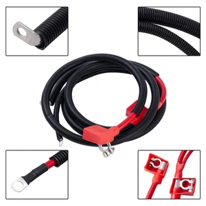 Powerstroke negative & positive battery starter cable kit for 1994-97 Ford 7.3L - Picture 1 of 8
