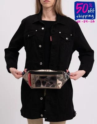 PVP €390 DSQUARED2 X MERT MARCUS 1994 Riñonera Panel Metálico Estampado Cara Cremallera Foto 1 de 4